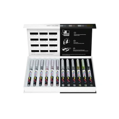 Image of Karin Pigment Decobrush Crafting Brush Marker Pen, Grey, One Size,KAR29C2