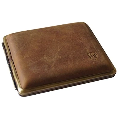 Image of GERMANUS Cigarette Case: &quot;Wild Bull&quot;, Made in Germany