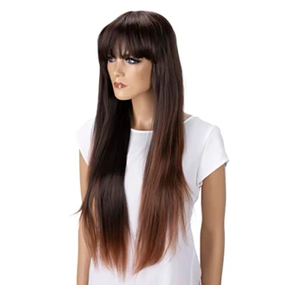 Image of CAISHA Wig Voluminous Long Haired Fashion Cosplay Straight Hairpiece Brown Mix FZ502f