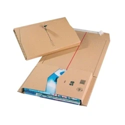 Image of Mailing Box 330x250x80mm Brown (Pack of 25) 11489