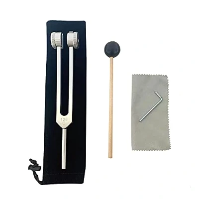 Image of Otto 128 hz Tuning Fork Medical Weighted Biosonics Forks for Healing hertz Sonic Slider Diapason C128 F Sharp 128HZ