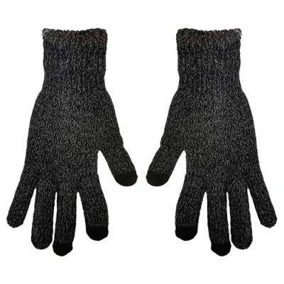 Image of Mens Pro Climate Thermal Touch Screen Gloves MA361 Black Marl
