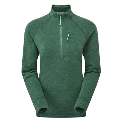 Image of Rab Women&#039;s Nexus Pull On Lightweight Fleece Jacket for Trekking &amp; Climbing Green Slate X Large