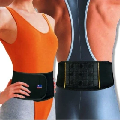 Image of NeoPhysio Magnetic Therapy Back Support Lightweight Neoprene Brace