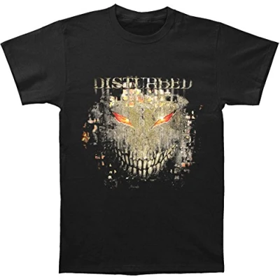 Image of Disturbed Men&#039;s Fire Behind Short Sleeve T Shirt, Black, XX Large
