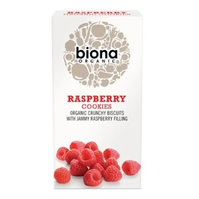Image of Biona Organic Raspberry Cookies 175g