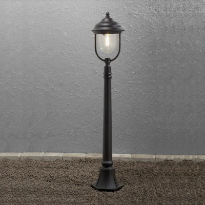 Image of Parma Outdoor Modern Pathway Bollard Light Matt Black, IP43
