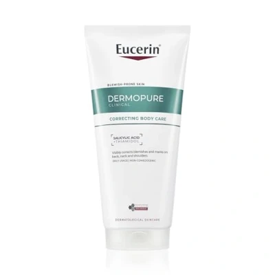 Image of Eucerin DermoPure Clinical Correcting Body Care 200ml,Body Moisturiser with Salicylic Acid &amp; Thiamidol,Reduces Blemishes Acne Marks,Hydrating Moisturising Cream for Blemish Prone Skin,Fast Absorbing