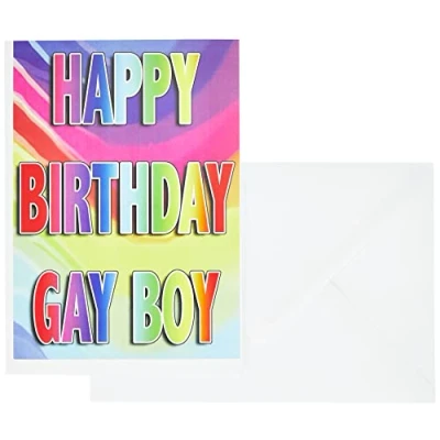 Image of Birthday Funny Greeting Cards Gay Card Gift Rude Best Friend Present Happy Boy Novelty Joke Fun PC371