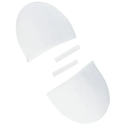 Image of Prym Shoulder Pads Set in with Hook and Loop Fastening White S, 125 x 100 12 mm, weiß, 2 Stück
