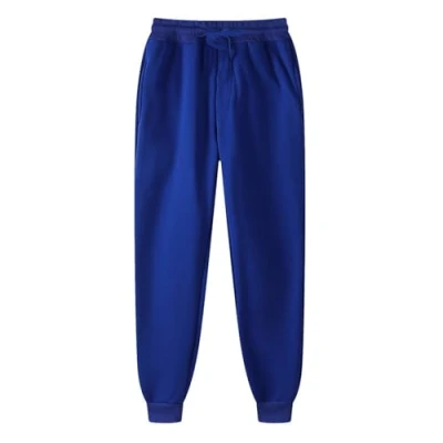 Image of Ladies Tracksuit Bottoms UK Womens Joggers Pants Elastic Waisted Sweatpant with Pockets Casual Active Workout Running Sports Trousers Jogging Drawstring Blue 3XL