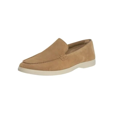 Image of Clarks Torford EASY Slipons, Men&#039;s, Size: 6, Dark sand Suede