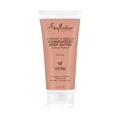 Image of Shea Moisture Coconut &amp; Hibiscus Body Butter Firming Toning By for Unisex 6 oz Moisturizer