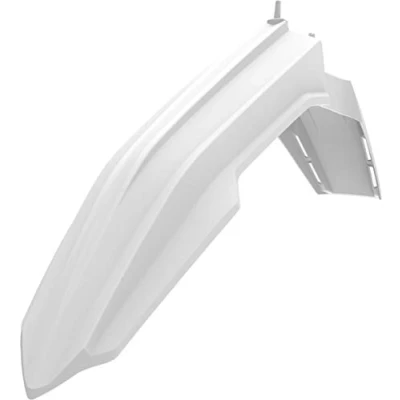 Image of Polisport Suzuki Front Fender RMZ 250 2019 2022 450 2018 22, White Motocross4u