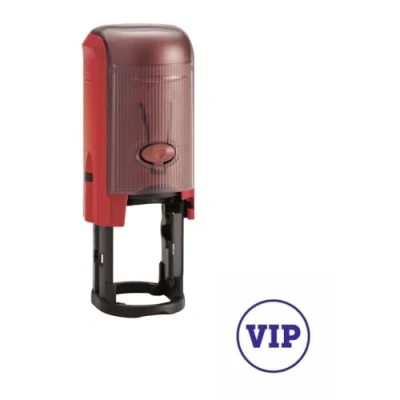 Image of VIP Stamp Self Inking Blue Ink Stamper Approx. 19mm