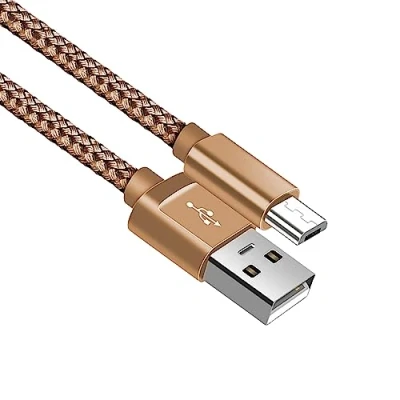 Image of Micro USB Cable, Android Charger Fast Charging Cable Nylon Braided Lead for Samsung Galaxy S7/S5/J3/J5/J7, Huawei, HTC, LG, Kindle, Nexus, Nokia (3 Meters)