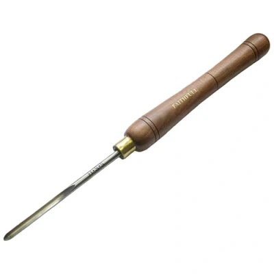 Image of Faithfull HSS 8mm Spindle Gouge Full Length Woodturning Chisel