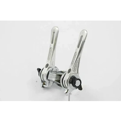 Image of Shimano SL AT22 VINTAGE ALTUS RACING BIKE DOUBLE GEAR LEVERS FOR 10 or 12 SPEED MADE IN JAPAN 1980 TO FIT ON HANDLEBAR STEM NOS