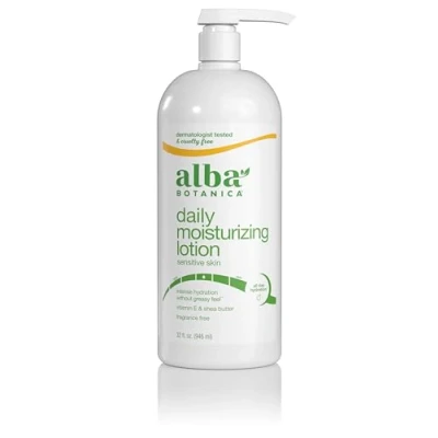 Image of Alba Botanica Very Emollient Body Lotion, Unscented, 32 Ounce Bottle