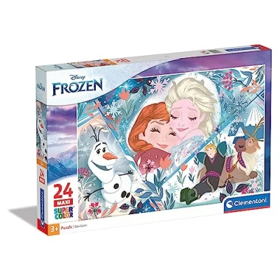 Image of Clementoni 24224 Supercolor Puzzle Disney Frozen 2 24 Maxi Pieces Jigsaw For Kids Age 3