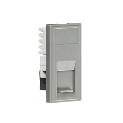 Image of KnightsBridge UTP CAT6 RJ45 Outlet Module 25 x 50mm Grey