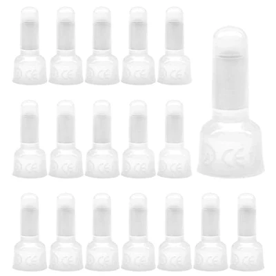 Image of CEEYSEE 100Pcs Closed End Wire Connectors Nylon Crimp Caps Line Splice Terminals (CE2)