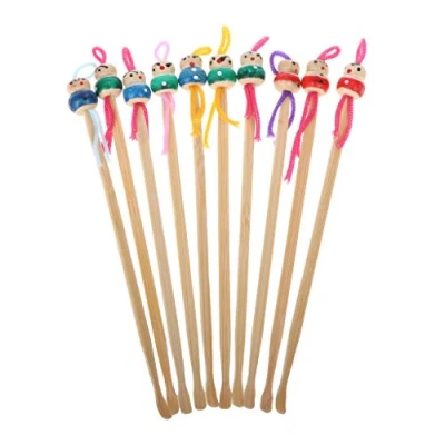 Image of Cute for Earpicks Wood Bamboo Ear Picks Wax Remover Cleaner Care T Antiseptic Solution