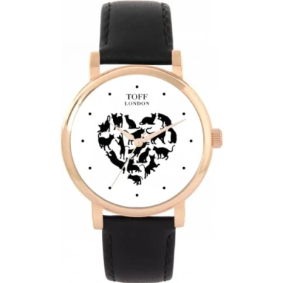 Image of Toff London Ladies Love Cats Watch