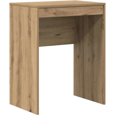 Image of vidaXL Writing Desk Artisan oak Engineered wood 60 x 40 76 cm Sleek