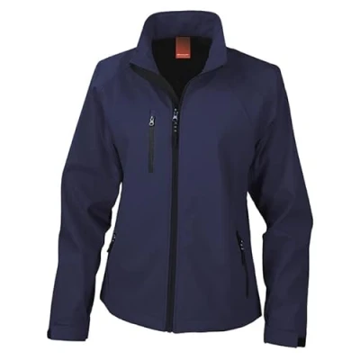 Image of Result R128F Ladies Base Layer Softshell Jacket Navy XS