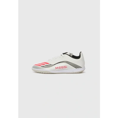 Image of adidas Performance F50 Messi CLUB Indoor football boots White/lucid red/silvercoloured, Size: 12K, red/silver/coloured shoes