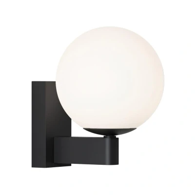 Image of Sagara Bathroom Wall Lamp Matt Black IP44, G9