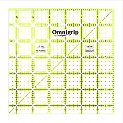 Image of Prym Omnigrip Non Slip (6.5x6.5 Inch) Ruler 3 Pieces