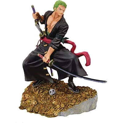 Image of Tamashi Nations One Piece Roronoa Zoro WT100 Commemorative Eiichiro Oda Illustration DAIKAIZOKU HYAKKEI Bandai Spirits Figuarts ZERO