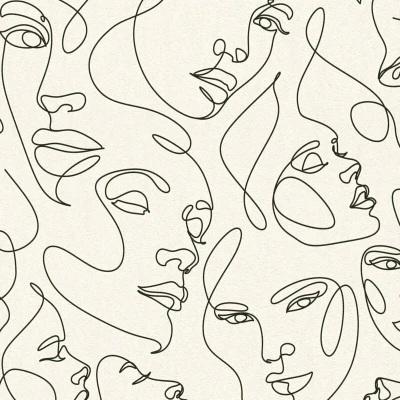 Image of Graphic wallpaper wall Profhome 791721 hot embossed non woven textured design matt white black 5,33 m2