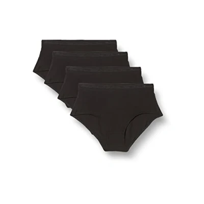 Image of Playtex Brief Woman Maxi Organic Cotton Ultra Comfort x4, Black, XXL