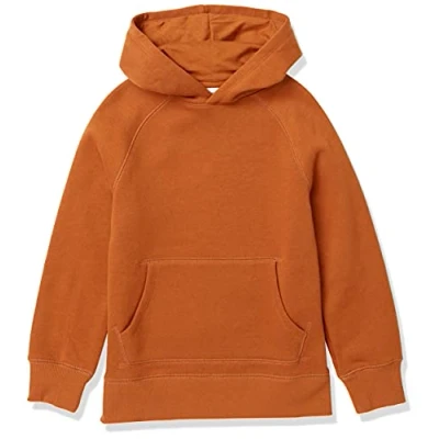 Image of Amazon Essentials Boys&#039; Fleece Sweater Hoodie Sweatshirts, Light Brown, 3 Years