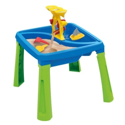 Image of DOLU Sand And Water 3 in 1 Creativity Table From 2 Years Garden Toys For Children Pit With Lid Toddlers Messy Play Tray Activity