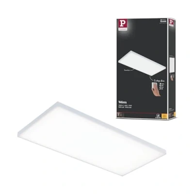 Image of Paulmann 79823 Velora LED panel rectangular incl. 1x26 watt ceiling lamp white matt light metal 3000 K