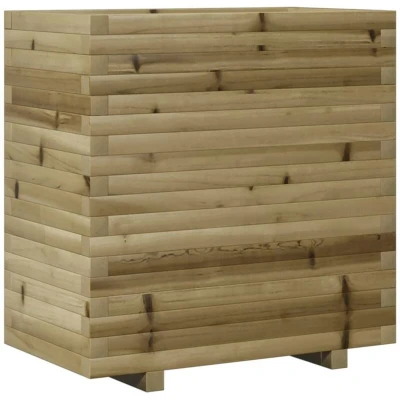Image of vidaXL Garden Planter 70x40x72 cm Impregnated Wood Pine
