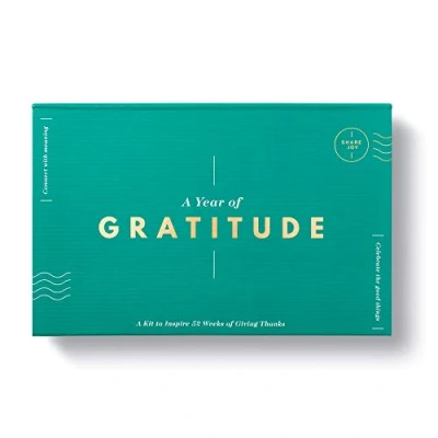 Image of A Year of Gratitude Card Kit by Compendium Note to Inspire 52 Weeks Giving Thanks