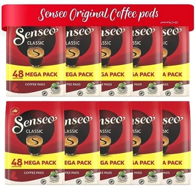 Image of 10 x Packs of Senseo Regular Coffee Capsules (48 Capsules)