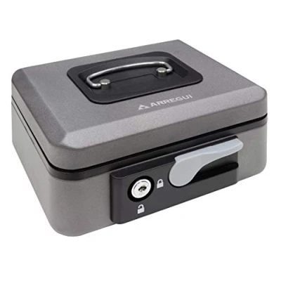 Image of Arregui Pop Up Box with Opening Button (Steel) Graphite, grey, C9726
