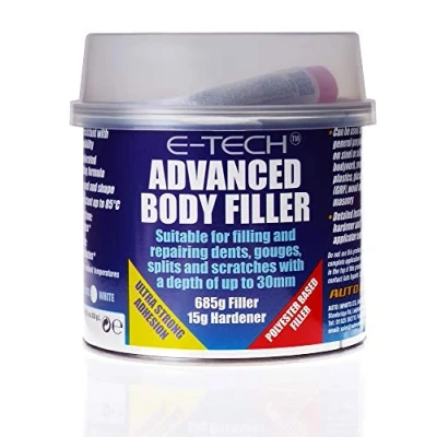 Image of All Types Of Vehicle Anti Rust Dent, Gouge, Splits &amp; Scratch Repair Advanced Body Filler (685g Filler/15g Hardener)