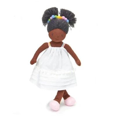 Image of ThreadBear Design Esme Rag Doll Soft Rainbow Themed Toy For Children …