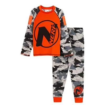 Image of Boys Official Nerf Pyjamas 9 10 Years