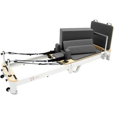 Image of Pilates Reformer Machine Aluminium Frame Multifunctional Portable