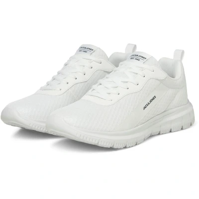 Image of Jack &amp; Jones Wkirk International Campaign Hightop trainers, Men&#039;s, Size: 12, Bright white Textile