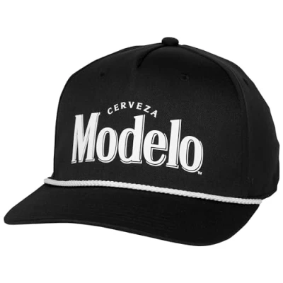 Image of Bioworld Modelo Especial Monochrome Snapback Rope Hat Black, One size