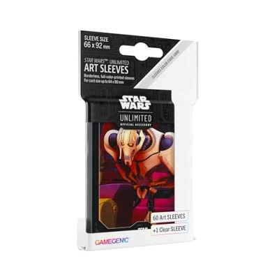 Image of Gamegenic GGS15060ML Star Wars Unlimited General Grievous Trading Card Game Accessory, Multi Colour